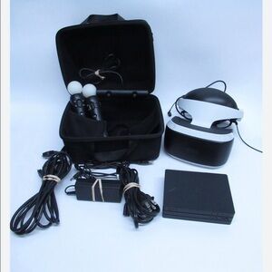 Sony VR Headset with Accessories - Black and White